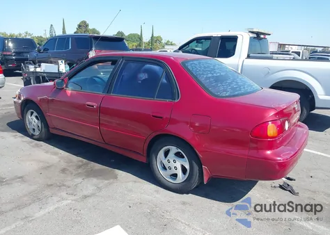 2001 Toyota Corolla S from USA, damaged, VIN 1NXBR12E61Z497056